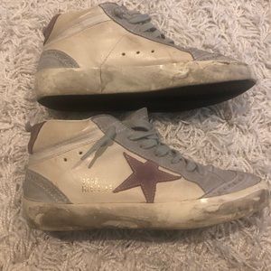 Golden Goose Midstar white/grey/pink size 36